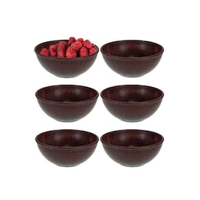 Tigela Bowl Cumbuca 500ml Salada Açai Marrom BPA Free 6un