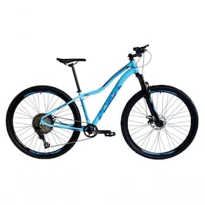 Bicicleta Aro 29 Ksx Sd7 Feminina 12v Garfo Com Trava K7 11/50 Freios Hidráulicos Kit 1x12 - Azul Tam. 15