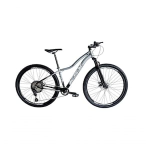 Bicicleta Aro 29 Ksx Sd7 Feminina 12v Garfo Com Trava K7 11/50 Freios Hidráulicos Kit 1x12 - Preto/prata Tam. 17