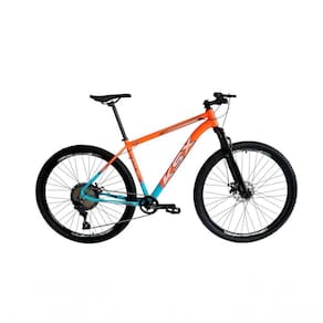 Bicicleta Aro 29 Ksx Sd7 12v Garfo Com Trava K7 11/50 Freios Hidráulicos Kit 1x12 - Laranja/azul Tam. 19