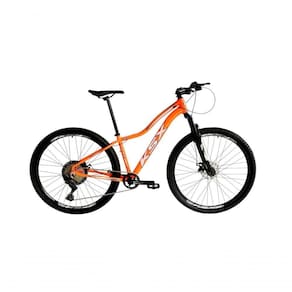 Bicicleta Aro 29 Ksx Sd7 Feminina 12v Garfo Com Trava K7 11/50 Freios Hidráulicos Kit 1x12 - Laranja Tam. 17
