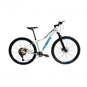 Bicicleta Aro 29 Ksx Sd7 Feminina 12v Garfo Com Trava K7 11/50 Freios Hidráulicos Kit 1x12 - Branco/azul Tam. 15