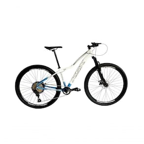 Bicicleta Aro 29 Ksx Sd7 Feminina 12v Garfo Com Trava K7 11/50 Freios Hidráulicos Kit 1x12 - Azul/branco Tam. 15