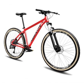 Bicicleta Aro 29 Absolute Nero 5 Aluminio 12v Garfo C/trava K7 Freios Hidráulicos Kit 1x12 Pneu C/faixa -vermelho Tam.17