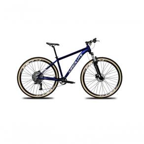 Bicicleta Aro 29 Absolute Nero 5 Aluminio 12v Garfo C/trava K7 Freios Hidráulicos Kit 1x12 Pneu C/faixa - Azul Tam.21
