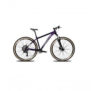 Bicicleta Aro 29 Absolute Nero 5 Aluminio 12v Garfo C/trava K7 Freios Hidráulicos Kit 1x12 Pneu C/faixa - Roxo Tam.15