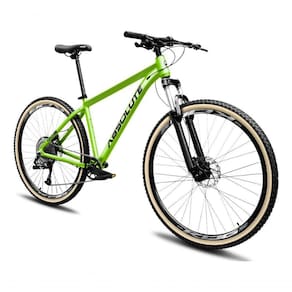 Bicicleta Aro 29 Absolute Nero 5 Aluminio 12v Garfo C/trava K7 Freios Hidráulicos Kit 1x12 Pneu C/faixa - Verde Tam.15