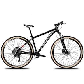 Bicicleta Aro 29 Absolute Nero 5 Aluminio 12v Garfo C/trava K7 Freios Hidráulicos Kit 1x12 Pneu C/faixa - Preto Tam.19