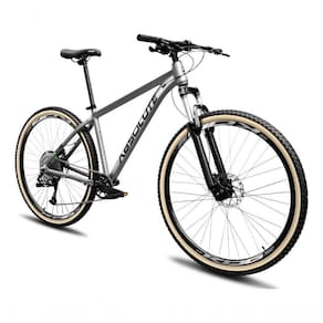 Bicicleta Aro 29 Absolute Nero 5 Aluminio 12v Garfo C/trava K7 Freios Hidráulicos Kit 1x12 Pneu C/faixa - Cinza Tam.19