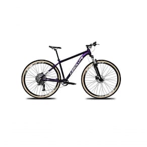 Bicicleta Aro 29 Absolute Nero 5 Aluminio 12v Garfo C/trava K7 Freios Hidráulicos Kit 1x12 Pneu C/faixa - Roxo Tam.13.8