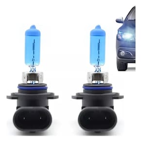 Par De Lâmpadas Hb3 Super Branca 8500k 12v 65w Efeito Xênon