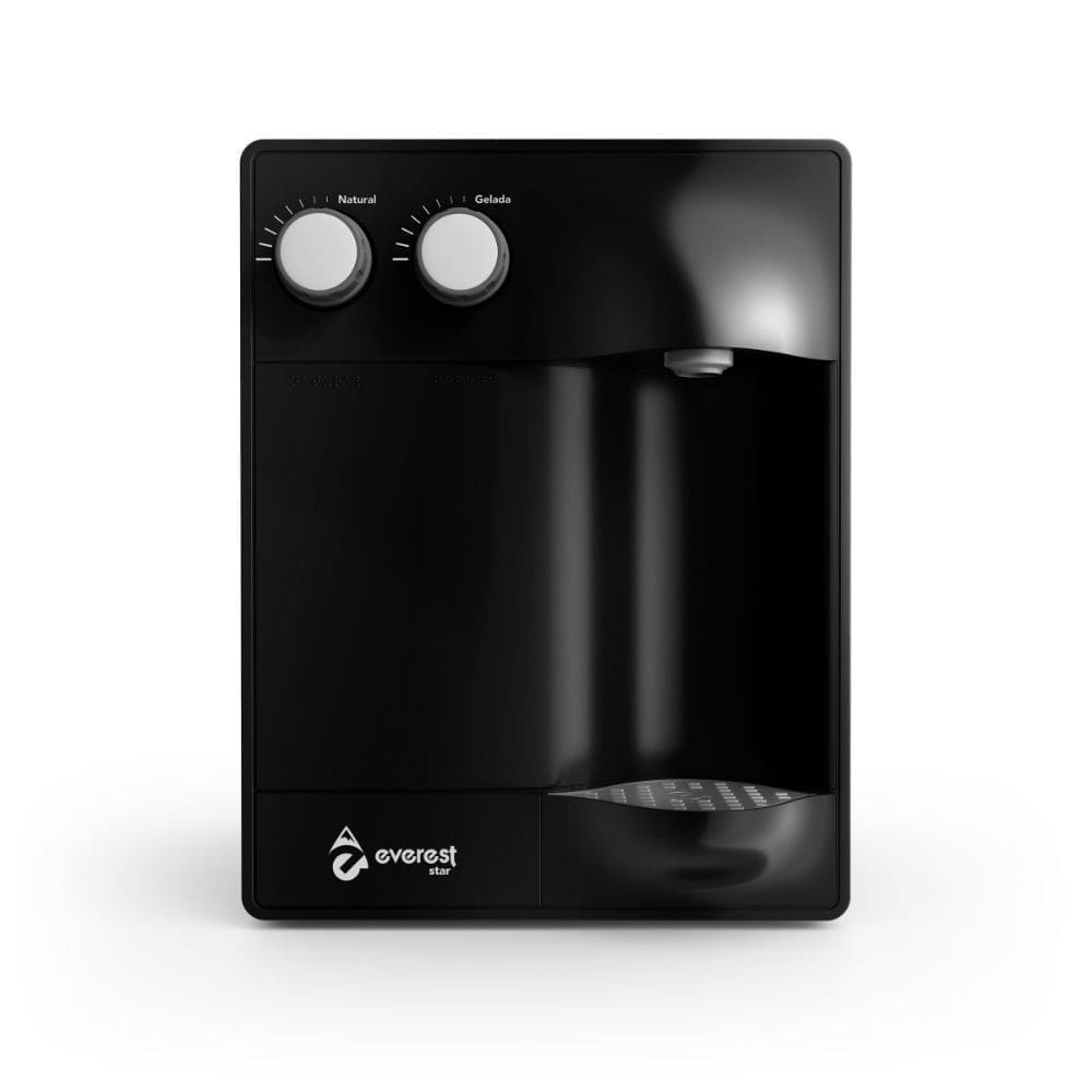 Purificador de Água Refrigerado Por Compressor Everest Star Preto