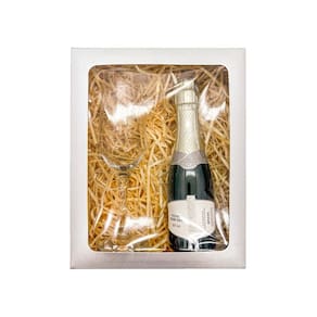 Kit Presente Chandon Baby Riche Demi-Sec 187ml + Taça