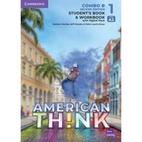 American Think 1B - Student`s Book With Workbook And Digital Pack - Second Edition