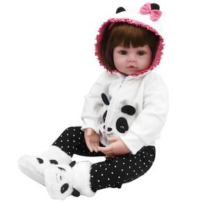 Boneca Bebe Reborn Laura Baby Babi 472 100% Vinil