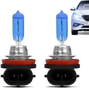 Par Lampada Super Branca H11 8500k Tipo Xenon 12v 55w Tiger