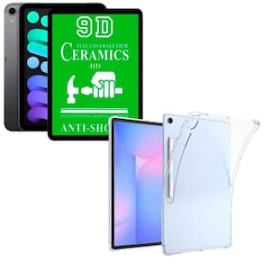 Capa Transparente + Película 9D Para Galaxy Tab S10 Fe