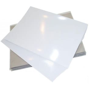 Papel Fotográfico Adesivo Glossy A4 130G Branco 100 Folhas