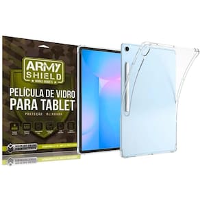 Capa Para Galaxy Tab S10 Fe 10.9 + Película De Vidro 3D