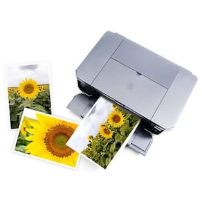 Papel Glossy Dupla Face 120G A4 Fotográfico Branco 100 Fls