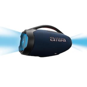 Caixa de Som 200W RMS Boombox Azul, AWS-BBS-01-LBL, Bluetooth, AIWA