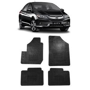 Tapete Borracha Honda City 2015 Até 2020 4 Peças