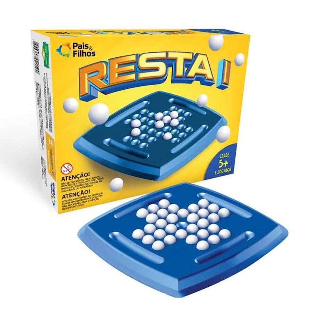 Jogo Resta 1 - Desafio para todas as gerações - 32 Bolinhas
