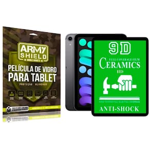 Película Indestrutível Cerâmica 9D Para Tablet Galaxy Tab S10 Fe 10.9 - Armyshield