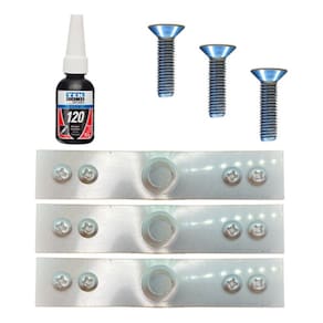 Kit 3 Conserta Cesto + Parafusos + Trava Rosca Para Samsung