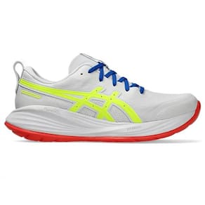 Tênis ASICS GEL-Cumulus 27 ATC - Feminino - Branco/Amarelo