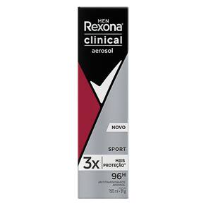 Desodorante Rexona Men Clinical Sport Aerosol Antitranspirante 96h 150ml