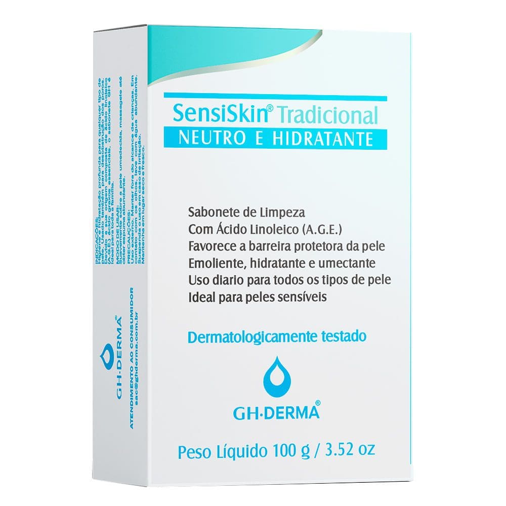 Sabonete em Barra GH Derma SensiSkin Neutro e Hidratante 100g