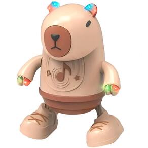 Brinquedo Robô Capivara Dançante Com Luzes E Música Divertid