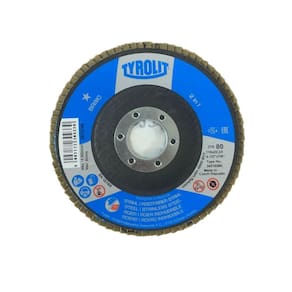 Disco Flap G80 Basic Aço E Inox 4.1/2 X 7/8 Tyrolit
