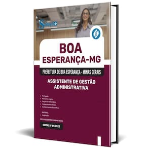 Apostila Prefeitura Boa Esperança Mg 2025 Assistente Gestão