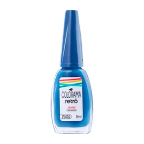Esmalte Colorama Retrô Cremoso Cor Jeans 8ml