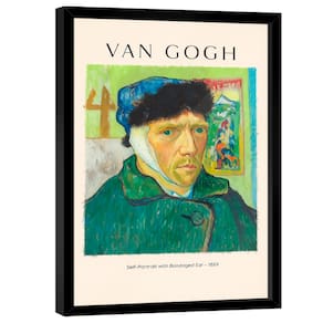 Quadro Decorativo Vang Gogh Self Portrait With Bandaged Ear