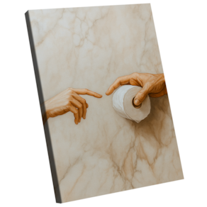 Quadro Decorativo A Criação do Precioso Papel