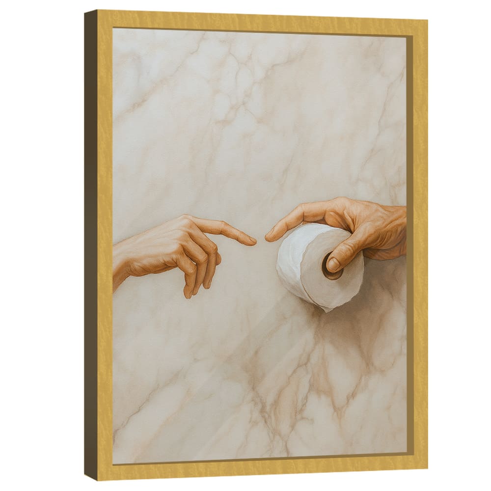 Quadro Decorativo A Criação do Precioso Papel