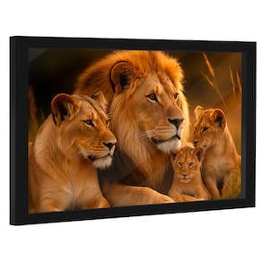 Quadro Decorativo Família Celestial de Leões