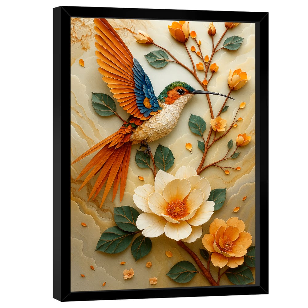 Quadro Decorativo Beija-Flor