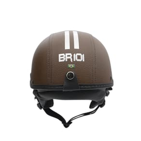 Capacete Coquinho Br 101 Marrom Cristal M - Scooter/Bike