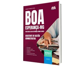 Apostila Prefeitura Boa Esperança Mg 2025 Assistente Gestão
