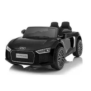 Carro Eletrico Infantil Audi R8 Preto Controle Remoto 12V