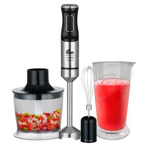 Mixer UltraTurbo 1000W em Inox Kian 5 Velocidades Luxx Black 127V