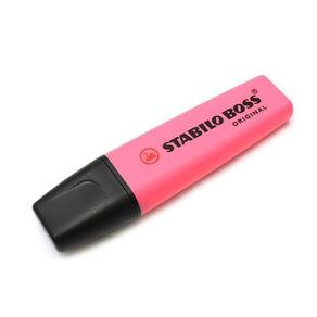 Caneta Marca Texto Stabilo Rosa Microporosa 2 Espessuras
