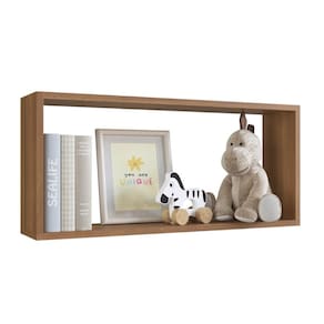 Nicho Infantil Organizador Multiuso Grande Retangular Mel MDP Brinquedos Decoração