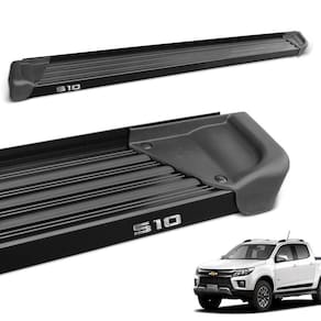 Estribo Lateral S10 Cd 2012 A 2024 Aluminio Preto A3