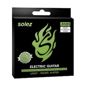 Encordoamento Guitarra Solez 0105 049 SLG105 Nickel Plated