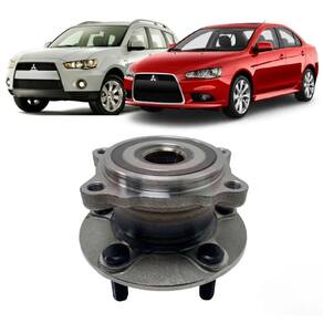 Cubo De Roda Traseiro C/Rolamento - Lancer 2007 A 2016 / Outlander 2007 A 2012 - Al-301